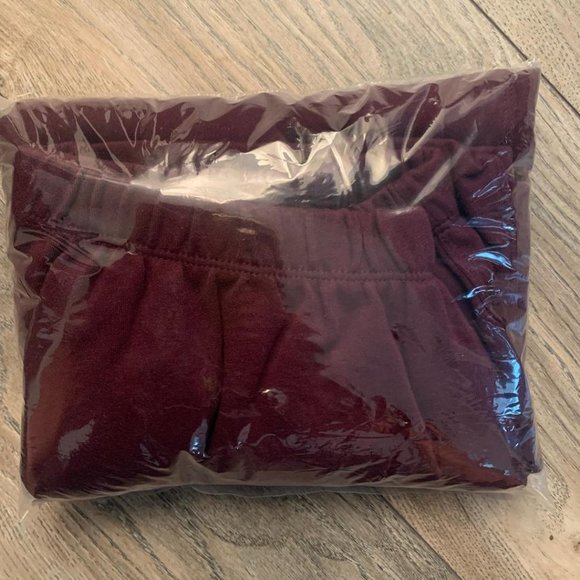 NWT LANDS' END WOMEN'S FIT 3 SPORT KNIT PANTS DEEP MULBERRY PM (PETITE MEDIUM) - Picture 10 of 10